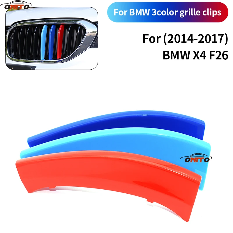 Car Accessory For BMW X4 F26 2014-2017 Front Racing Grille Clips Trim Strip Clip Covers 3 Colors abs Car Grille Decoration
Car Accessory For BMW X4 F26 2014-2017 Front Racing Grille Clips Trim Strip Clip Covers 3 Colors abs Car Grille Decoration