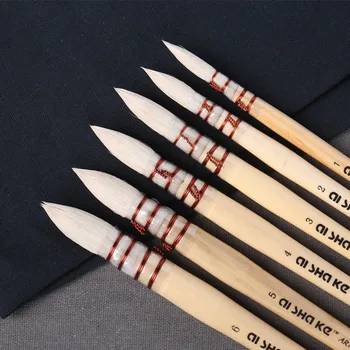 1Pc Watercolor Acrylic Paint Brush Wool Hair Brush Pen Artist Hand Brushes For Drawing Painting Student Stationery Art Supplies
1Pc Watercolor Acrylic Paint Brush Wool Hair Brush Pen Artist Hand Brushes For Drawing Painting Student Stationery Art Supplies