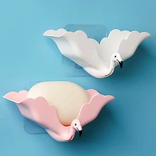 Flamingo Soap Dishes Drain Suction Cup Soap Box Wall-mounted Multifunctional Storage Shelf with Hook Bathroom Accessories
Flamingo Soap Dishes Drain Suction Cup Soap Box Wall-mounted Multifunctional Storage Shelf with Hook Bathroom Accessories