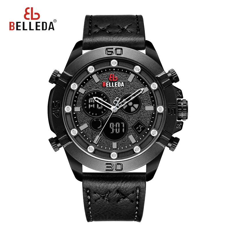 Luxury Men Watch Sport Quartz Dual Display Digital Watch Men Fashion Military Waterproof Chronograph Stop Watch New Arrival 2019
Luxury Men Watch Sport Quartz Dual Display Digital Watch Men Fashion Military Waterproof Chronograph Stop Watch New Arrival 2019