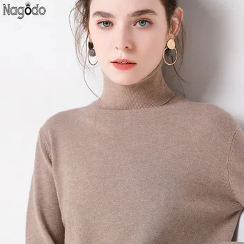 Nagodo Cashmere Turtleneck Sweater Autumn And Winter Women Clothes 2019 Streetwear Jumper Pullover Long Sleeve Ladies Sweaters
Nagodo Cashmere Turtleneck Sweater Autumn And Winter Women Clothes 2019 Streetwear Jumper Pullover Long Sleeve Ladies Sweaters