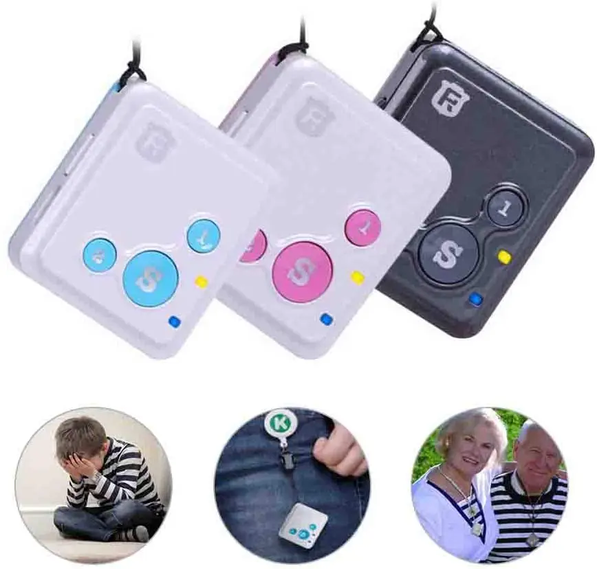 

Mini Personal Kids Child GSM GPRS GPS Tracker RF-V16 SOS Communicator 7 Days Standby Voice Monitoring Lifetime Free Tracking