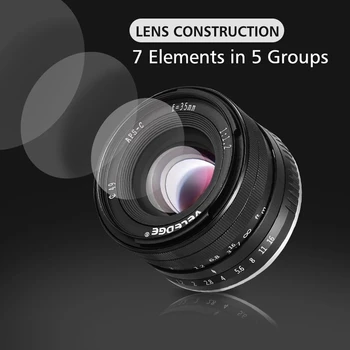 VELEDGE 35mm F/1.2 Super High Resolution Large Aperture Standard Camera Prime Lens for Sony E-Mount Mirrorless Cameras
VELEDGE 35mm F/1.2 Super High Resolution Large Aperture Standard Camera Prime Lens for Sony E-Mount Mirrorless Cameras
