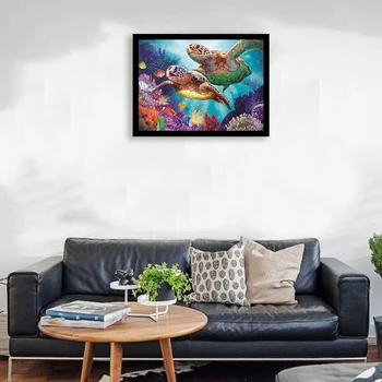 DIY Diamond Animal Sea Turtle Needlework Round Diamond Painting Cross Stitch Diamond Crystal Wall Art
DIY Diamond Animal Sea Turtle Needlework Round Diamond Painting Cross Stitch Diamond Crystal Wall Art