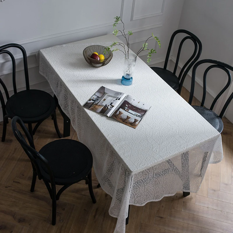 Modern Simple Lace Tablecloth with Openwork Decoration Cover Napkin Tea Table Village White Jacquard Photo Background Cloth
Modern Simple Lace Tablecloth with Openwork Decoration Cover Napkin Tea Table Village White Jacquard Photo Background Cloth