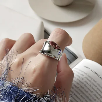 Widen Gloss Rings 925 Silver Jewelry Minimalism Charm Anel Bohemia Jewelry Vintage Boho Bague Femme Anelli Rings for Women
Widen Gloss Rings 925 Silver Jewelry Minimalism Charm Anel Bohemia Jewelry Vintage Boho Bague Femme Anelli Rings for Women