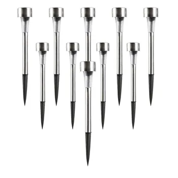 10pcs Stainless Steel Solar Lamp LED Solar Lawn Light For Garden Decoration Outdoor Lamps Waterproof Solar Stick Light Lawn Lamp
10pcs Stainless Steel Solar Lamp LED Solar Lawn Light For Garden Decoration Outdoor Lamps Waterproof Solar Stick Light Lawn Lamp