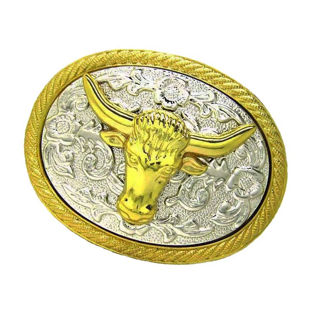 Retro Zinc Alloy Western Belt Buckle Antique Cow Head Buckle Men's AccessorieS Retro Zinc Alloy Western Belt Buckle Antique Cow Head Buckle Men's AccessorieS