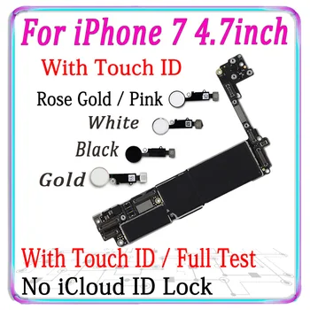With IOS System For iPhone 7 Motherboard With Touch ID For iPhone 7 Logic Board With full chips 100% Original Unlocked MB
With IOS System For iPhone 7 Motherboard With Touch ID For iPhone 7 Logic Board With full chips 100% Original Unlocked MB