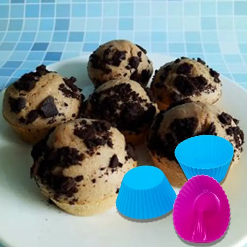For 24 PCS Silicone Molds Cupcake Baking Cups Reusable Muffin Cup Liners Rainbow Cupcake Wrappers Non-Stick Cup Cake Mold
For 24 PCS Silicone Molds Cupcake Baking Cups Reusable Muffin Cup Liners Rainbow Cupcake Wrappers Non-Stick Cup Cake Mold