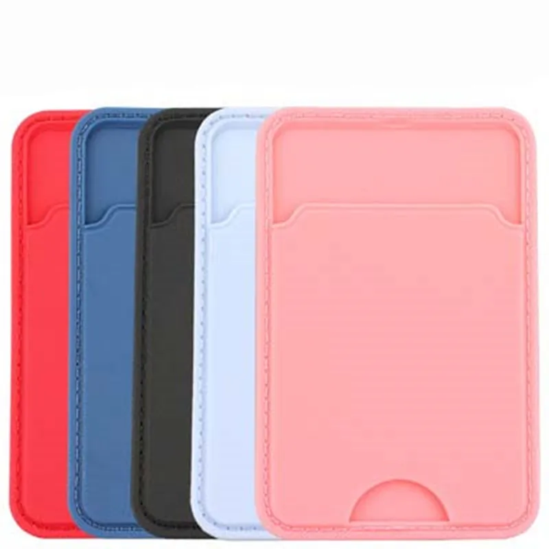 Hot Selling Mobile Phone Silicone Back Paste Card Holder Set Bus Access Control ID Bank In Bags | Багаж и сумки