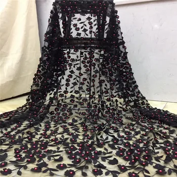 Hot Sale 3D Flower black Lace Fabric 2020 green High Quality African Lace Fabric with beads French Lace Fabric for Evening Dress
Hot Sale 3D Flower black Lace Fabric 2020 green High Quality African Lace Fabric with beads French Lace Fabric for Evening Dress