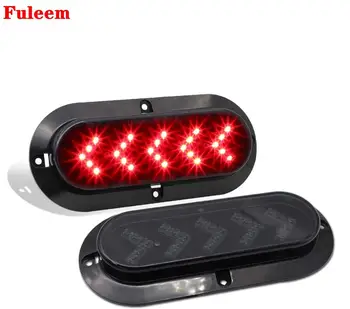 Fuleem 2PCS 6 Inch Arrow Smoked Lens Amber 25LED Sealed Oval Side Marker Indicator Turn Signal Lights Surface Mount 12V
Fuleem 2PCS 6 Inch Arrow Smoked Lens Amber 25LED Sealed Oval Side Marker Indicator Turn Signal Lights Surface Mount 12V