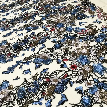 GLace 1Y/lot Apricot mesh embroidered sequins fabric for wedding dress performance costume decoration TX1358
GLace 1Y/lot Apricot mesh embroidered sequins fabric for wedding dress performance costume decoration TX1358