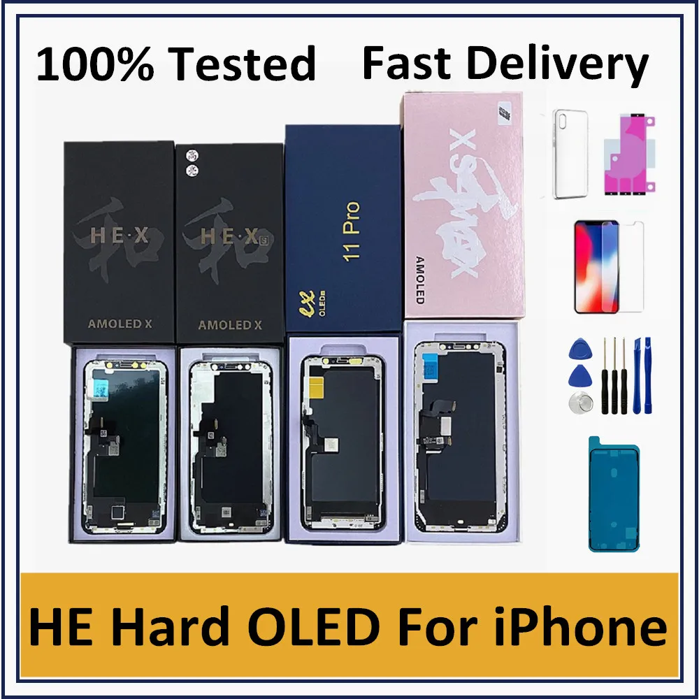 Pantalla For iPhone 11 Pro LCD Screen Display Touch Panel Digitizer No Dead Pixel For iPhone X XS XS MAX OLED Screen Replacement
Pantalla For iPhone 11 Pro LCD Screen Display Touch Panel Digitizer No Dead Pixel For iPhone X XS XS MAX OLED Screen Replacement