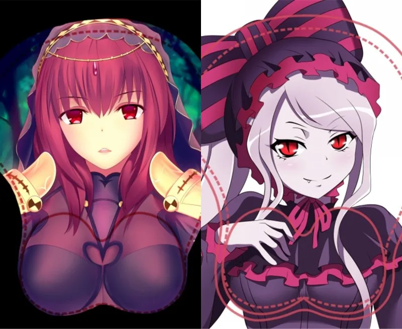 1 шт. 3D нагрудный коврик для мыши с рисунком аниме Overlord Fate /Grand Order | Тематическая