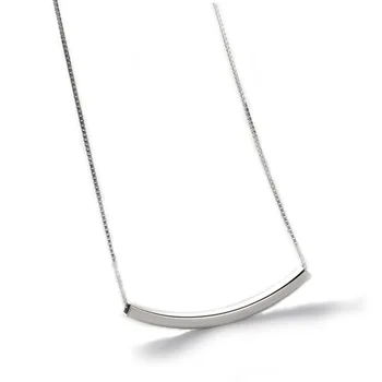 FUN-BEAUTY S925 Sterling Silver Female Necklace Creative Personality Smile Necklace Square Tube Necklace Fashion Clavicle Chain
FUN-BEAUTY S925 Sterling Silver Female Necklace Creative Personality Smile Necklace Square Tube Necklace Fashion Clavicle Chain