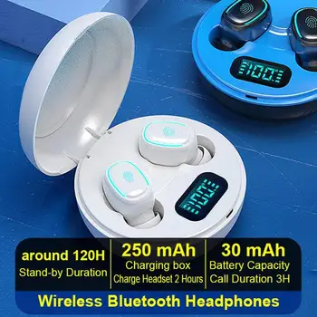 Lutiore Bluetooth 5.0 Wireless HiFi In-Ear Earphones with Digital Charging Box Touch Control Noise Cancelling Wireless Earphones
Lutiore Bluetooth 5.0 Wireless HiFi In-Ear Earphones with Digital Charging Box Touch Control Noise Cancelling Wireless Earphones