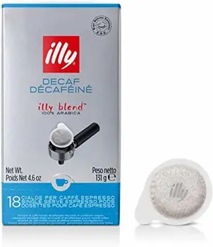 illycaffe illy Individually Wrapped Decaffeinated Coffee Servings, 18-Count, 131 g
illycaffe illy Individually Wrapped Decaffeinated Coffee Servings, 18-Count, 131 g