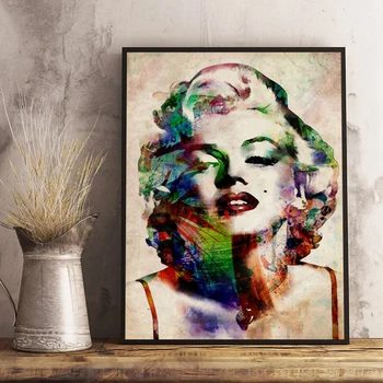 Abstract Watercolor Painting Famous Actress Marilyn Monroe Portrait Poster Printing Oil Painting Wall Pictures for Living Room
Abstract Watercolor Painting Famous Actress Marilyn Monroe Portrait Poster Printing Oil Painting Wall Pictures for Living Room