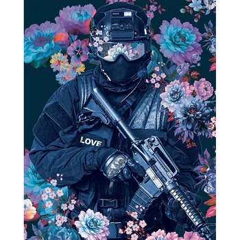 DIY Painting By Numbers Flower Police Frame Oil Coloring By Numbers Wall Art Canvas Picture Hand Painted Home Decoration Gift
DIY Painting By Numbers Flower Police Frame Oil Coloring By Numbers Wall Art Canvas Picture Hand Painted Home Decoration Gift