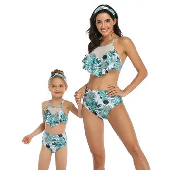 Family Matching Swimsuit High Waist Bikini Swimwear Mom Daughter Girls Beach Set 2020 Summer Holiday Bathing Suit Tankini
Family Matching Swimsuit High Waist Bikini Swimwear Mom Daughter Girls Beach Set 2020 Summer Holiday Bathing Suit Tankini