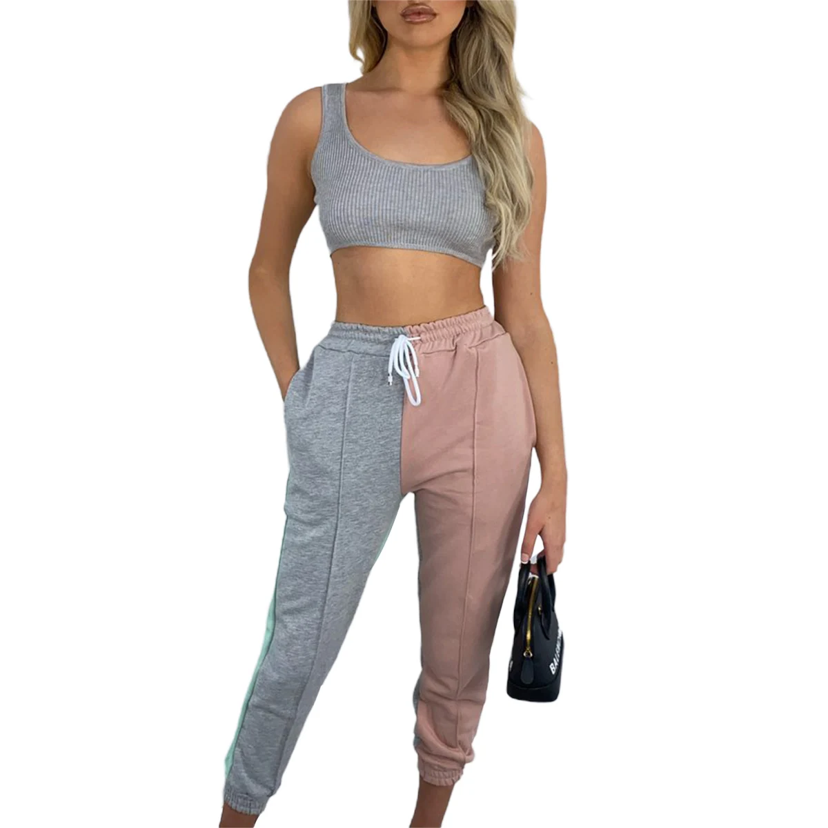 Women's Colorblock Track Pants Fashion Drawstring Elastic Waist Casual Active Sweatpants Sports Pants
Women's Colorblock Track Pants Fashion Drawstring Elastic Waist Casual Active Sweatpants Sports Pants