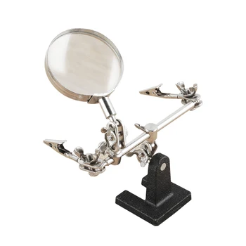 Adjustable Helping Hand Clip Magnifying Glass Lens Desk Desktop Magnifier Lamp Light Magnifier Magnifying Glasses
Adjustable Helping Hand Clip Magnifying Glass Lens Desk Desktop Magnifier Lamp Light Magnifier Magnifying Glasses