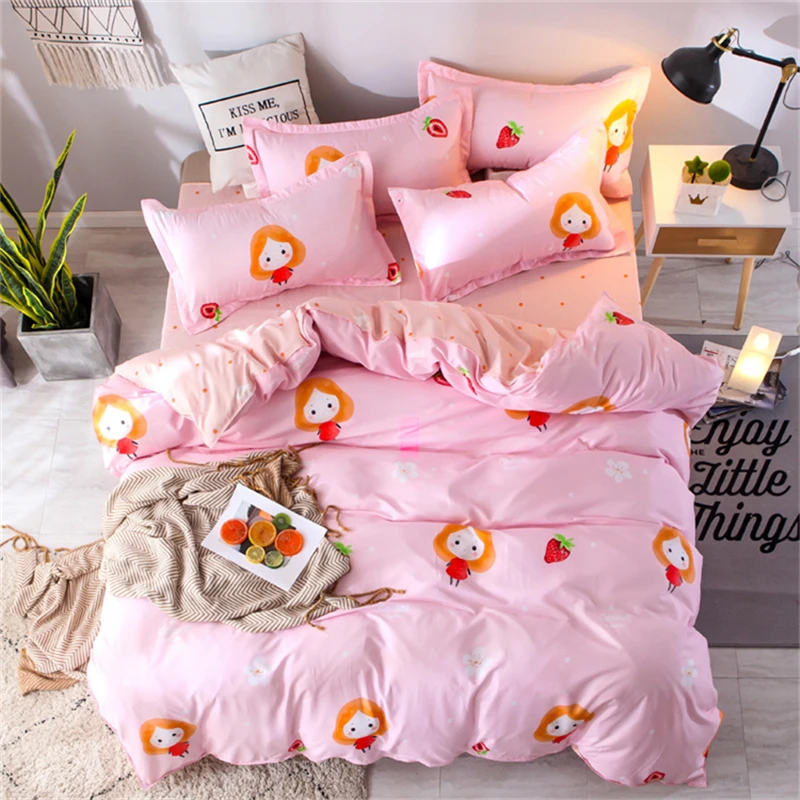 Cartoon Pattern Bedding Set Luxury Vs Secret Pink Bed Sheet Quilt Cover Pillowcase Family Set Soft Breathable Full Size Bed Set
Cartoon Pattern Bedding Set Luxury Vs Secret Pink Bed Sheet Quilt Cover Pillowcase Family Set Soft Breathable Full Size Bed Set