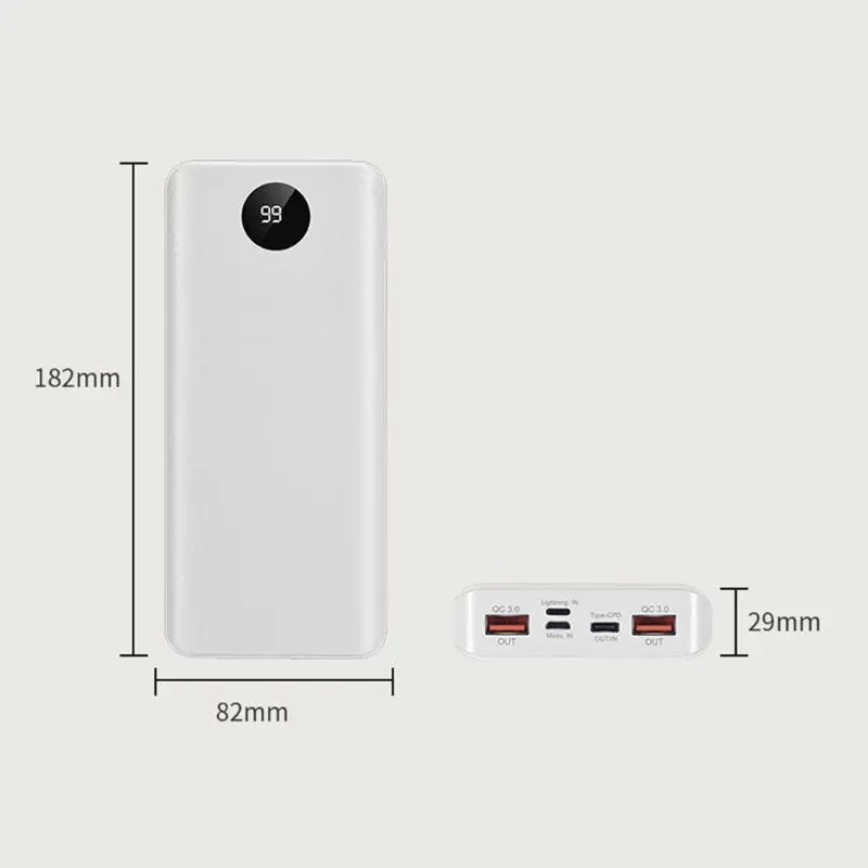 DIY QC 3.0 Power Bank Case Quick Charge 3.0 External Battery 18650 Fast Charger Box Shell Kit Accessories AXYF
DIY QC 3.0 Power Bank Case Quick Charge 3.0 External Battery 18650 Fast Charger Box Shell Kit Accessories AXYF