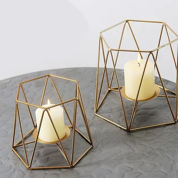 Tobs Romantic Table Stand Props Durable Iron Structure Wedding Decor Geometric Shape Candle Holder Home Decor Candlestick
Tobs Romantic Table Stand Props Durable Iron Structure Wedding Decor Geometric Shape Candle Holder Home Decor Candlestick