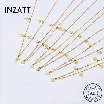 INZATT Real 925 Sterling Silver Geometric Round Star Triangle Cross waterdrop Choker Necklace For Fashion Women Fine Jewelry
INZATT Real 925 Sterling Silver Geometric Round Star Triangle Cross waterdrop Choker Necklace For Fashion Women Fine Jewelry