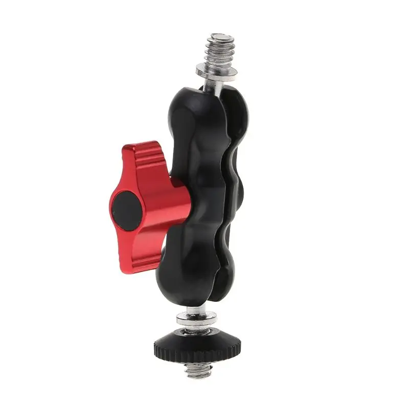 Double Ball Head Shoe Mount Adapter Magic Arm 1/4\" Screw Portable GPS Phone LCD Monitor DV Video Light DSLR Camera
Double Ball Head Shoe Mount Adapter Magic Arm 1/4\" Screw Portable GPS Phone LCD Monitor DV Video Light DSLR Camera