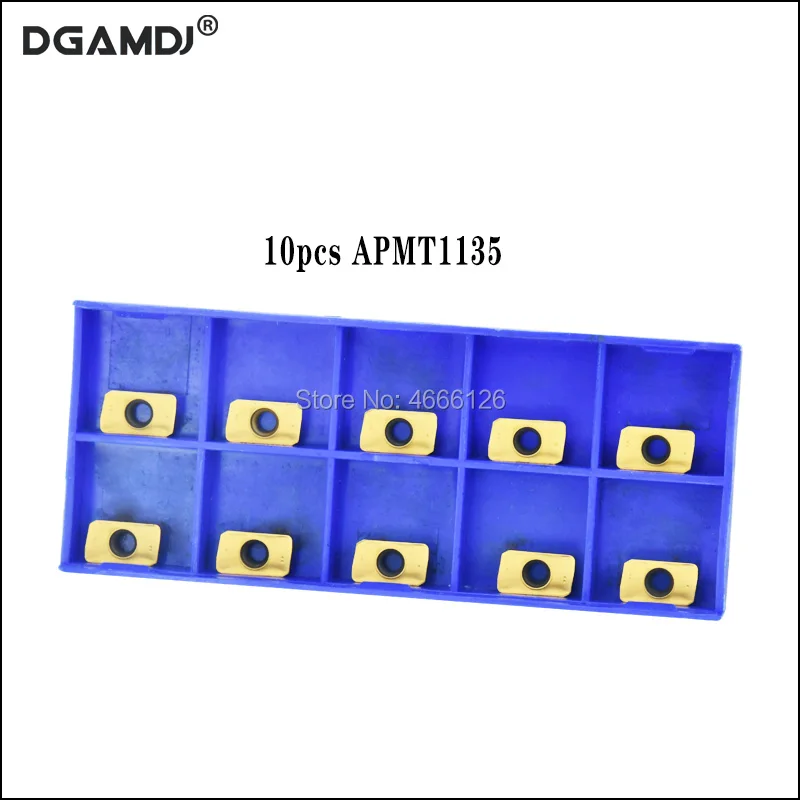 10 pieces of APMT1135 PDER H2 UE6020 discount milling cutter CNC carbide tool for machining stainless steel and steel
10 pieces of APMT1135 PDER H2 UE6020 discount milling cutter CNC carbide tool for machining stainless steel and steel