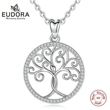EUDORA Sterling Silver Twisted Rowan Tree Necklace Delicate Solid Silver tree of Pendant with Link Chain or Only Charm CYD450
EUDORA Sterling Silver Twisted Rowan Tree Necklace Delicate Solid Silver tree of Pendant with Link Chain or Only Charm CYD450