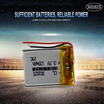 1pcs 3.7V 110mAh 302025 PLIB polymer lithium ion Li-ion battery for smart watch,blue tooth,GPS,mp3,mp4,toy,speaker
1pcs 3.7V 110mAh 302025 PLIB polymer lithium ion Li-ion battery for smart watch,blue tooth,GPS,mp3,mp4,toy,speaker