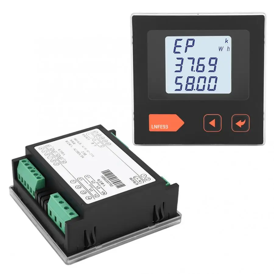 LNFE93 LCD Digital Electric Power Meter 3 Phase Meter Multi-Function Voltage Current Meter Module Voltmeter Ammeter
LNFE93 LCD Digital Electric Power Meter 3 Phase Meter Multi-Function Voltage Current Meter Module Voltmeter Ammeter