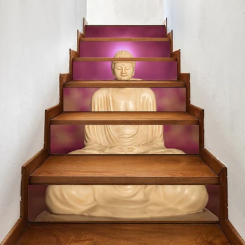 Self Adhesive Renew Home Buddha Statue Decor 3d Stair Sticker Print Art Waterproof Paper Mural Wardrobe Renovation Decal Picture
Self Adhesive Renew Home Buddha Statue Decor 3d Stair Sticker Print Art Waterproof Paper Mural Wardrobe Renovation Decal Picture