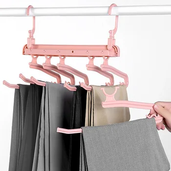 Magic Folding Hanger Plastic Hangers For Clothes Multi-functional Pants Shelves Space Safer Horizontal Vertical Hangers Clothes
Magic Folding Hanger Plastic Hangers For Clothes Multi-functional Pants Shelves Space Safer Horizontal Vertical Hangers Clothes