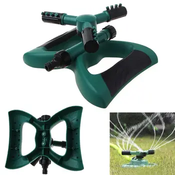 Automatic 360 Degree Rotating Adjustable Garden Lawn Water Sprinkler 3 Arm Sprayer Irrigation System Leak Free
Automatic 360 Degree Rotating Adjustable Garden Lawn Water Sprinkler 3 Arm Sprayer Irrigation System Leak Free