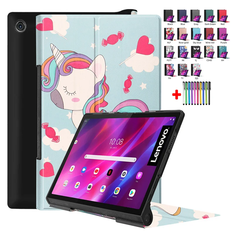 Чехол для планшета Lenovo Yoga Tab 11 чехол YT-J706F дюйма окрашенный кожаный умный YT J706F