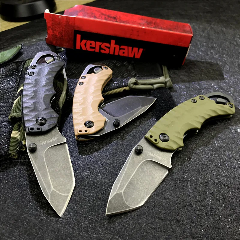 KERSHAW 8750 Tactical Folding Knife 8CR13MOV Blade Glass Fiber Handle Outdoor Camping Hunting Pocket Fruit Knife EDC Tool Knives
KERSHAW 8750 Tactical Folding Knife 8CR13MOV Blade Glass Fiber Handle Outdoor Camping Hunting Pocket Fruit Knife EDC Tool Knives