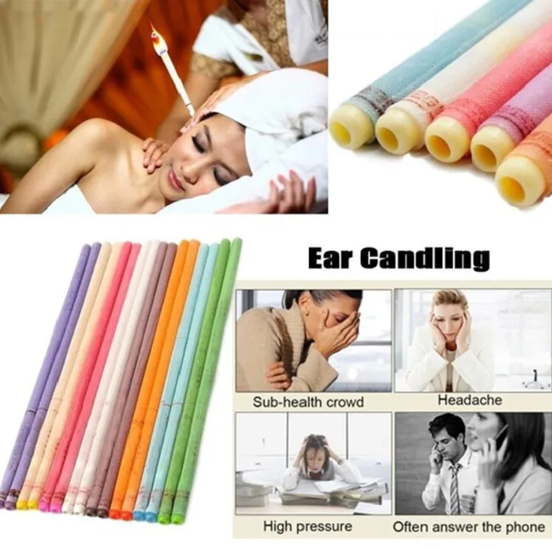 40 Pcs Coning Beewax Natural Ear Candle Ear Candling Therapy Straight Style Ear Care Thermo-Auricular Therapy Face Lift Tool
40 Pcs Coning Beewax Natural Ear Candle Ear Candling Therapy Straight Style Ear Care Thermo-Auricular Therapy Face Lift Tool