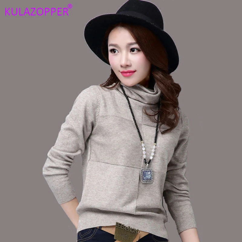 Turtleneck Women's Sweaters Pullovers Elasticity Knitted Ribs Slim Jumper Autumn Winter Basic Female Sweater Fashion Top ZS685
Turtleneck Women's Sweaters Pullovers Elasticity Knitted Ribs Slim Jumper Autumn Winter Basic Female Sweater Fashion Top ZS685