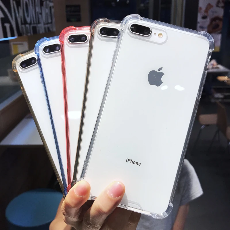 Colourful Shockproof Bumper Transparent Silicone Phone Case For iPhone X XS XR XS Max 8 7 6 6S Plus Clear protection Back Cover For iphone 11 Pro Max
Colourful Shockproof Bumper Transparent Silicone Phone Case For iPhone X XS XR XS Max 8 7 6 6S Plus Clear protection Back Cover For iphone 11 Pro Max
