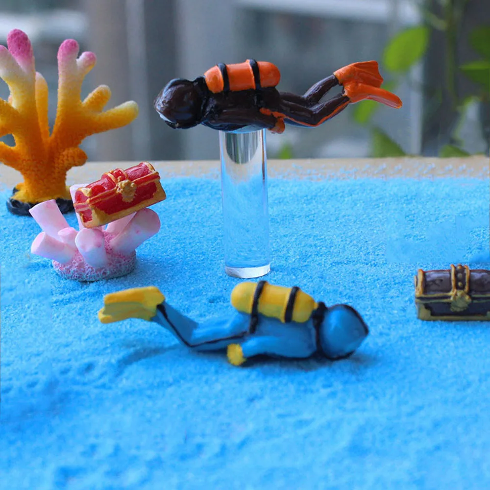 

Miniature Oceans Scene Model Figurine Underwater World Sea Explore Divers Decoration Action Figures Toys 3D