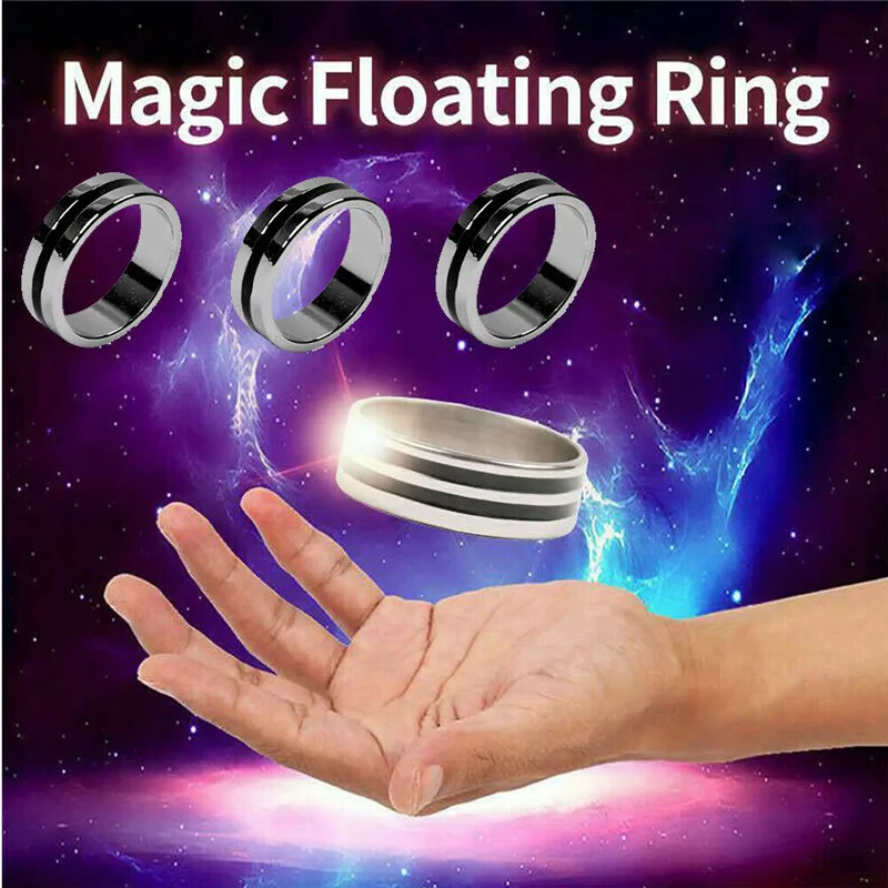 Hot Magic Ring Tricks Play Ball Floating Effect of Invisible Magic Props Metal Magnetic Magic Floating Ring S M L XL 3F06
Hot Magic Ring Tricks Play Ball Floating Effect of Invisible Magic Props Metal Magnetic Magic Floating Ring S M L XL 3F06