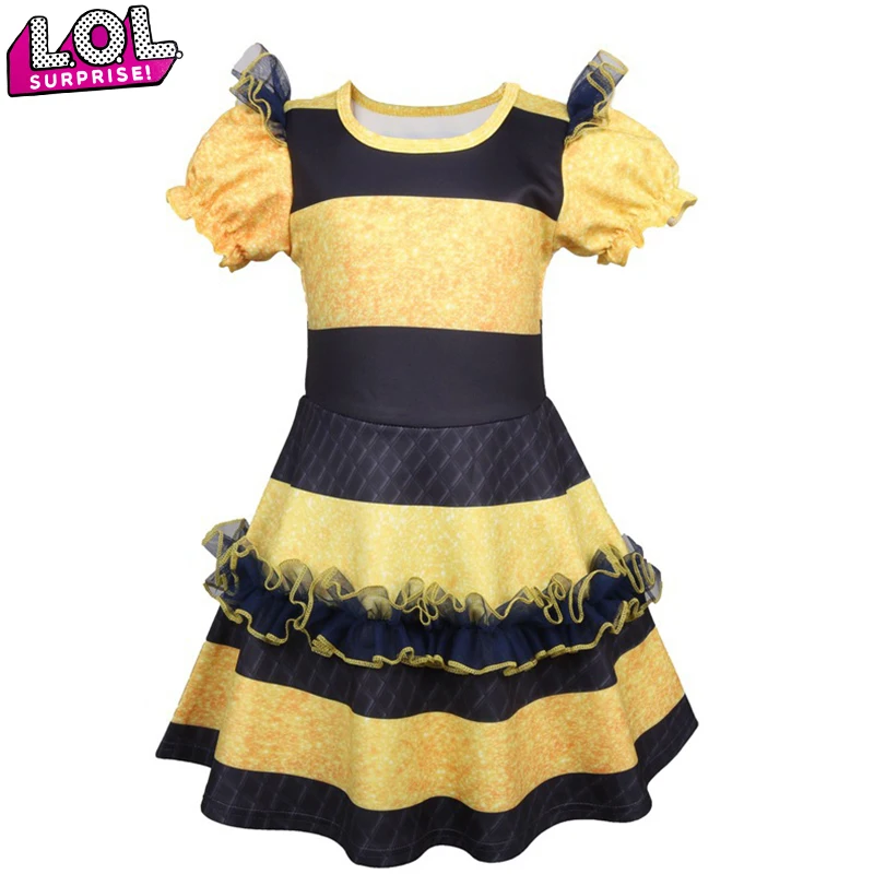 NEW Queen Bee Children's clothing performance costume girls lol surprise OMG sister dress children party cosplay gift for kid 
NEW Queen Bee Children's clothing performance costume girls lol surprise OMG sister dress children party cosplay gift for kid