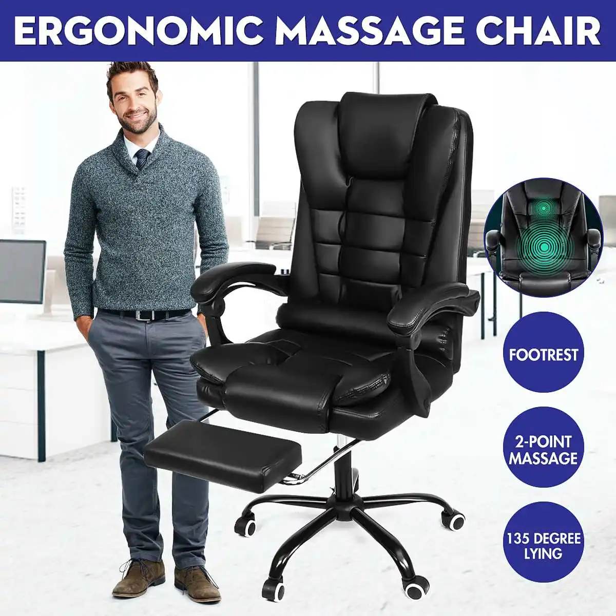 Office Footrest Chair Gaming Chair Rotatable Armchair Reclining Swivel Chair Gaming Home Office Computer Gamer Chair Desk Chair Office Footrest Chair Gaming Chair Rotatable Armchair Reclining Swivel Chair Gaming Home Office Computer Gamer Chair Desk Chair