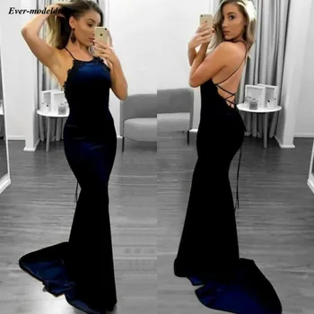 Sexy Mermaid 2019 Evening Dresses Halter Sleeveless Corset Back Arabic Formal Prom Party Gowns Sweep Train robe de soirée
Sexy Mermaid 2019 Evening Dresses Halter Sleeveless Corset Back Arabic Formal Prom Party Gowns Sweep Train robe de soirée